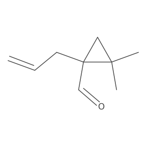 2,2-Dimethyl-1-(prop-2-en-1-yl)cyclopropane-1-carbaldehyde Structure