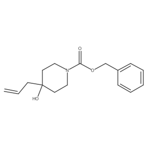4-Allyl-1-Cbz-piperidin-4-ol结构式