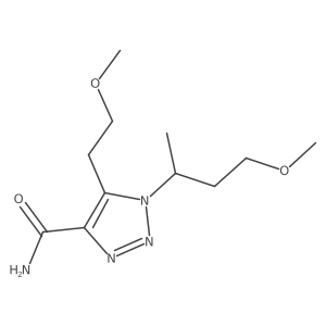 1-(4-methoxybutan-2-yl)-5-(2-methoxyethyl)-1H-1,2,3-triazole-4-carboxamide Structure