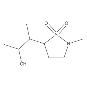 5-(3-Hydroxybutan-2-yl)-2-methyl-1lambda6,2-thiazolidine-1,1-dione Structure