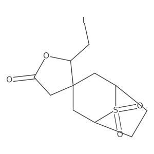 2'-(Iodomethyl)-8lambda6-thiaspiro[bicyclo[3.2.1]octane-3,3'-oxolane]-5',8,8-trione结构式