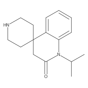 1'-(propan-2-yl)-2',3'-dihydro-1'H-spiro[piperidine-4,4'-quinoline]-2'-one Structure