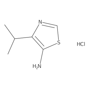 4-Isopropylthiazol-5-amine hcl Structure