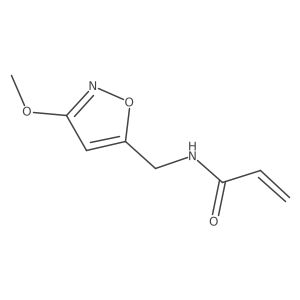 N-[(3-Methoxy-1,2-oxazol-5-yl)methyl]prop-2-enamide Structure
