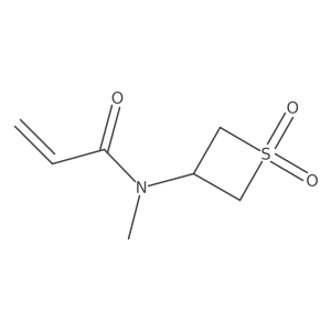 n-(1,1-Dioxo-1lambda6-thietan-3-yl)-n-methylprop-2-enamide Structure