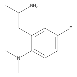2-[(2R)-2-aminopropyl]-4-fluoro-N,N-dimethylaniline结构式