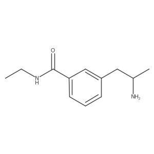 3-[(2R)-2-aminopropyl]-N-ethylbenzamide Structure