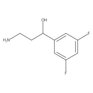 (1R)-3-amino-1-(3,5-difluorophenyl)propan-1-ol Structure