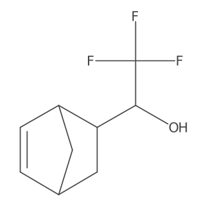 (1S)-1-{bicyclo[2.2.1]hept-5-en-2-yl}-2,2,2-trifluoroethan-1-ol结构式