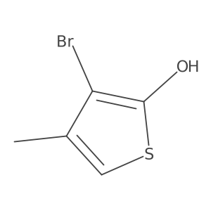 3-Bromo-4-methylthiophen-2-ol结构式