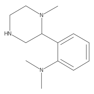 N,N-dimethyl-2-(1-methylpiperazin-2-yl)aniline Structure