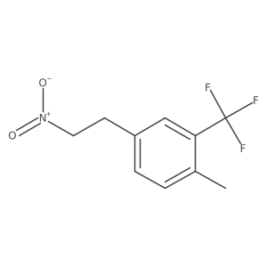 1-Methyl-4-(2-nitroethyl)-2-(trifluoromethyl)benzene Structure