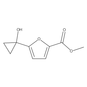 Methyl 5-(1-hydroxycyclopropyl)furan-2-carboxylate Structure
