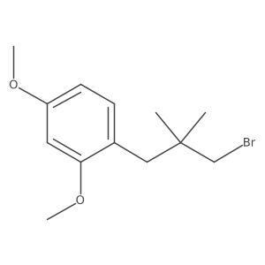 1-(3-Bromo-2,2-dimethylpropyl)-2,4-dimethoxybenzene Structure