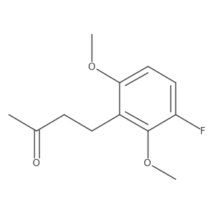 4-(3-Fluoro-2,6-dimethoxyphenyl)butan-2-one结构式