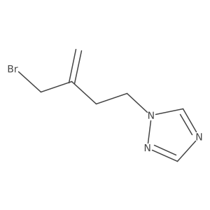 1-[3-(bromomethyl)but-3-en-1-yl]-1H-1,2,4-triazole Structure