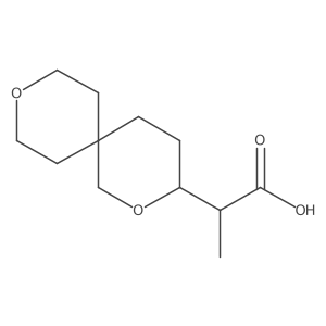(2S)-2-(2,9-Dioxaspiro[5.5]undecan-3-yl)propanoic acid Structure