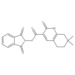 1,3-dioxo-2,3-dihydro-1H-isoindol-2-yl 7,7-dimethyl-2-oxo-1,2,5,6,7,8-hexahydroquinoline-3-carboxylate Structure