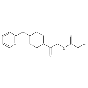 N-[2-(4-Benzylpiperidin-1-yl)-2-oxoethyl]-2-chloroacetamide Structure
