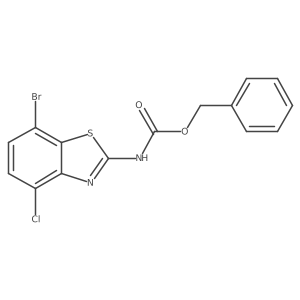 benzyl N-(7-bromo-4-chloro-1,3-benzothiazol-2-yl)carbamate Structure