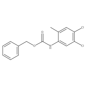 benzyl N-(4,5-dichloro-2-methylphenyl)carbamate结构式