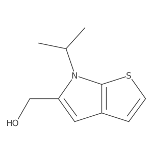 (6-Isopropyl-6H-thieno[2,3-b]pyrrol-5-yl)methanol Structure