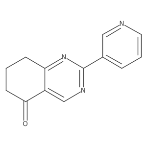 2-(Pyridin-3-yl)-7,8-dihydroquinazolin-5(6H)-one Structure
