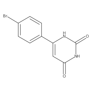 6-(4-bromophenyl)pyrimidine-2,4(1H,3H)-dione结构式