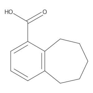 6,7,8,9-Tetrahydro-5H-benzo[7]annulene-1-carboxylic acid结构式