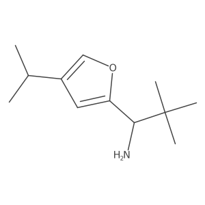 (I+/-R)-I+/--(1,1-Dimethylethyl)-4-(1-methylethyl)-2-furanmethanamine结构式