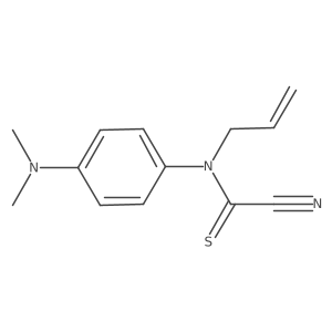 Formanilide, N-allyl-1-cyano-4a(2)-(dimethylamino)thio- Structure