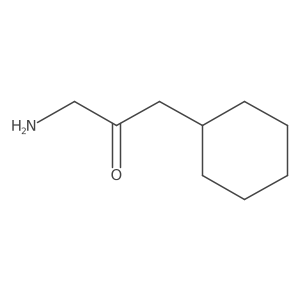 1-Amino-3-cyclohexylpropan-2-one Structure