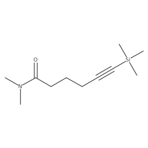 N,N-Dimethyl-6-(trimethylsilyl)-5-hexynamide结构式