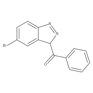 Methanone,(5-bromo-3h-indazol-3-yl)phenyl- Structure