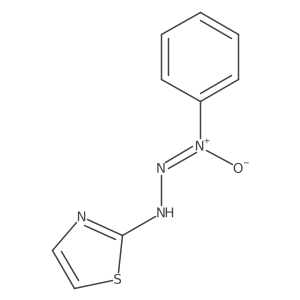 2-(3-Hydroxy-3-phenyl-1-triazen-1-yl)thiazole结构式