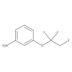 3-(1,1,2-Trifluoroethoxy)aniline结构式