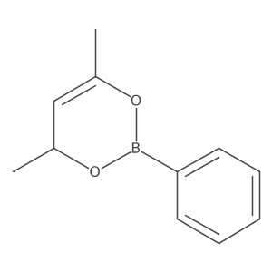 4,6-Dimethyl-2-phenyl-4H-1,3,2-dioxaborin结构式