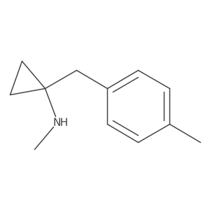 N-Methyl-1-[(4-methylphenyl)methyl]cyclopropanamine结构式