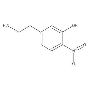 5-(2-Amino-ethyl)-2-nitro-phenol结构式