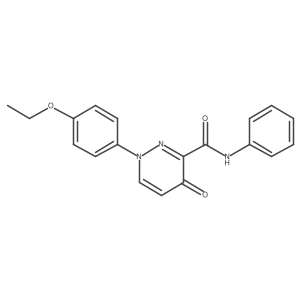 1-(4-ethoxyphenyl)-4-oxo-N-phenyl-1,4-dihydropyridazine-3-carboxamide Structure