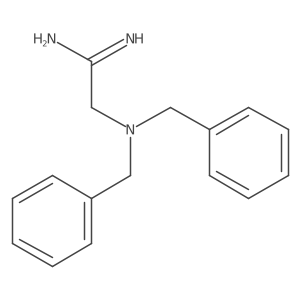 2-[Bis(phenylmethyl)amino]ethanimidamide结构式