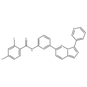 2,4-difluoro-N-(3-(3-(pyridin-3-yl)-[1,2,4]triazolo[4,3-b]pyridazin-6-yl)phenyl)benzamide Structure
