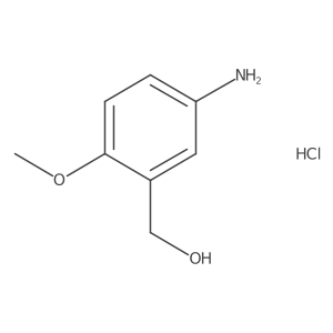 (5-Amino-2-methoxyphenyl)methanol;hydrochloride Structure