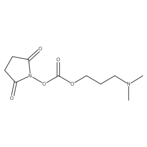 3-(Dimethylamino)propyl (2,5-dioxopyrrolidin-1-yl) carbonate Structure