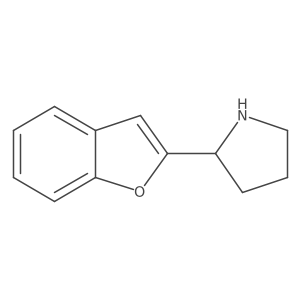 2-((2S)Pyrrolidin-2-YL)benzo[B]furan Structure