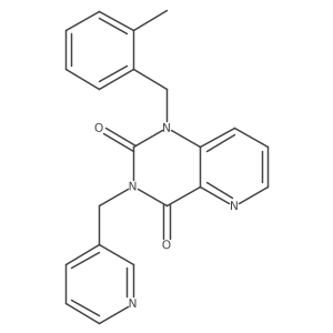 1-(2-methylbenzyl)-3-(pyridin-3-ylmethyl)pyrido[3,2-d]pyrimidine-2,4(1H,3H)-dione结构式