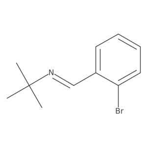1-(2-Bromophenyl)-N-(tert-butyl)methanimine Structure
