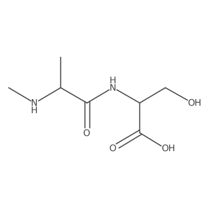 L-Serine, N-(N-methyl-L-alanyl)-结构式