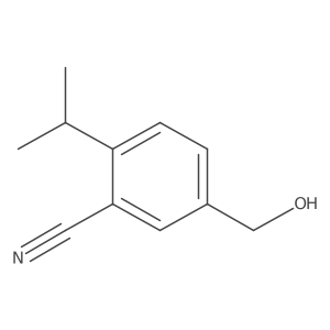 3-Cyano-4-isopropylbenzyl alcohol Structure