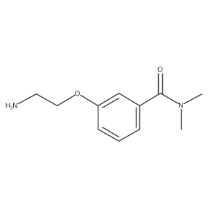 3-(2-Aminoethoxy)-N,N-dimethylbenzamide Structure